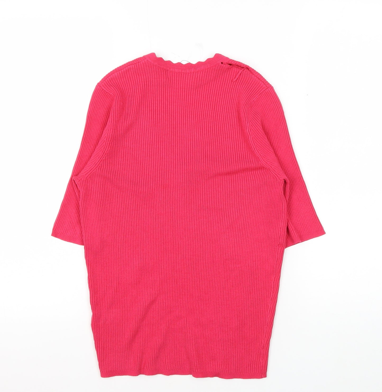 Marks and Spencer Women's Pink Knit Top M