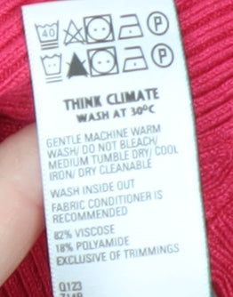 Marks and Spencer Women's Pink Knit Top M