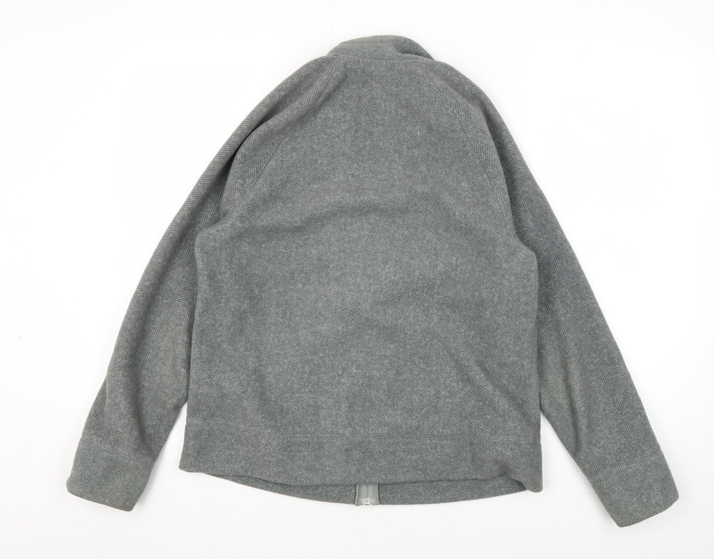 Marks and Spencer Women's Grey Herringbone Jacket Size 14