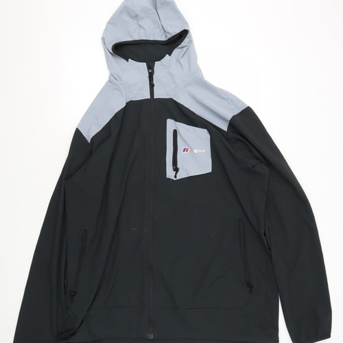 Berghaus Men's XXL Black Windbreaker Jacket