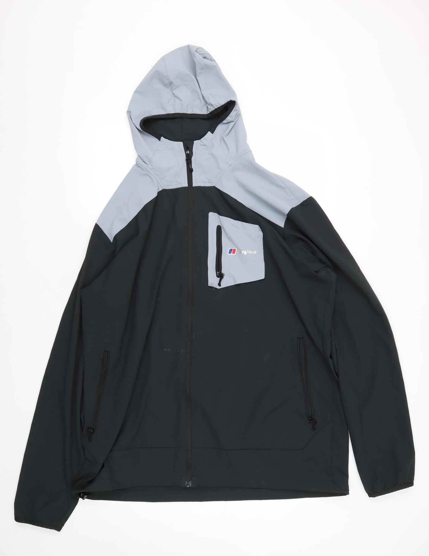Berghaus Men's XXL Black Windbreaker Jacket
