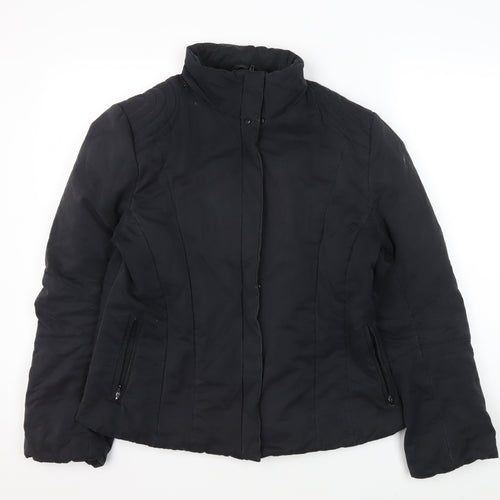 Women's Black Puffer Jacket Size 16 - Warm Winter Style