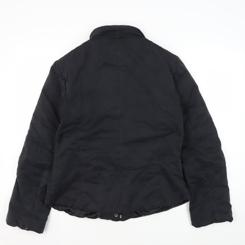 Women's Black Puffer Jacket Size 16 - Warm Winter Style