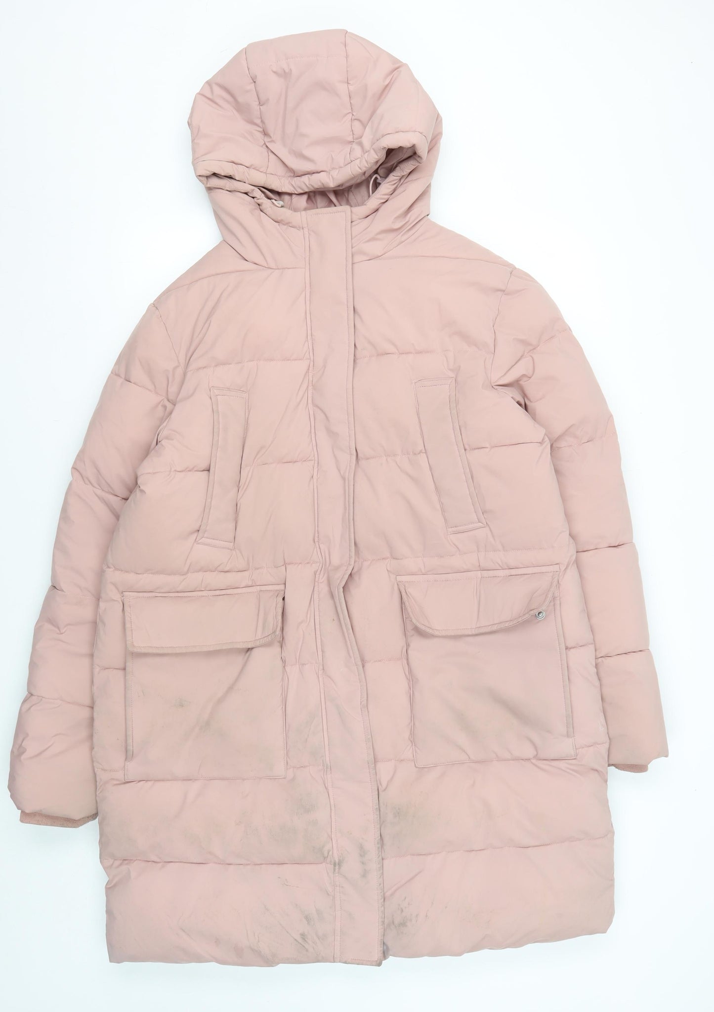 Marks and Spencer Women's Pink Puffer Jacket Sz 14