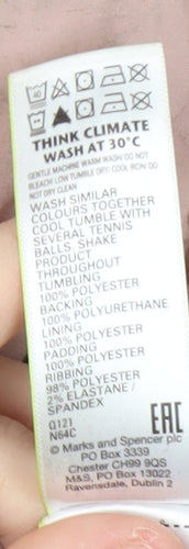 Marks and Spencer Women's Pink Puffer Jacket Sz 14