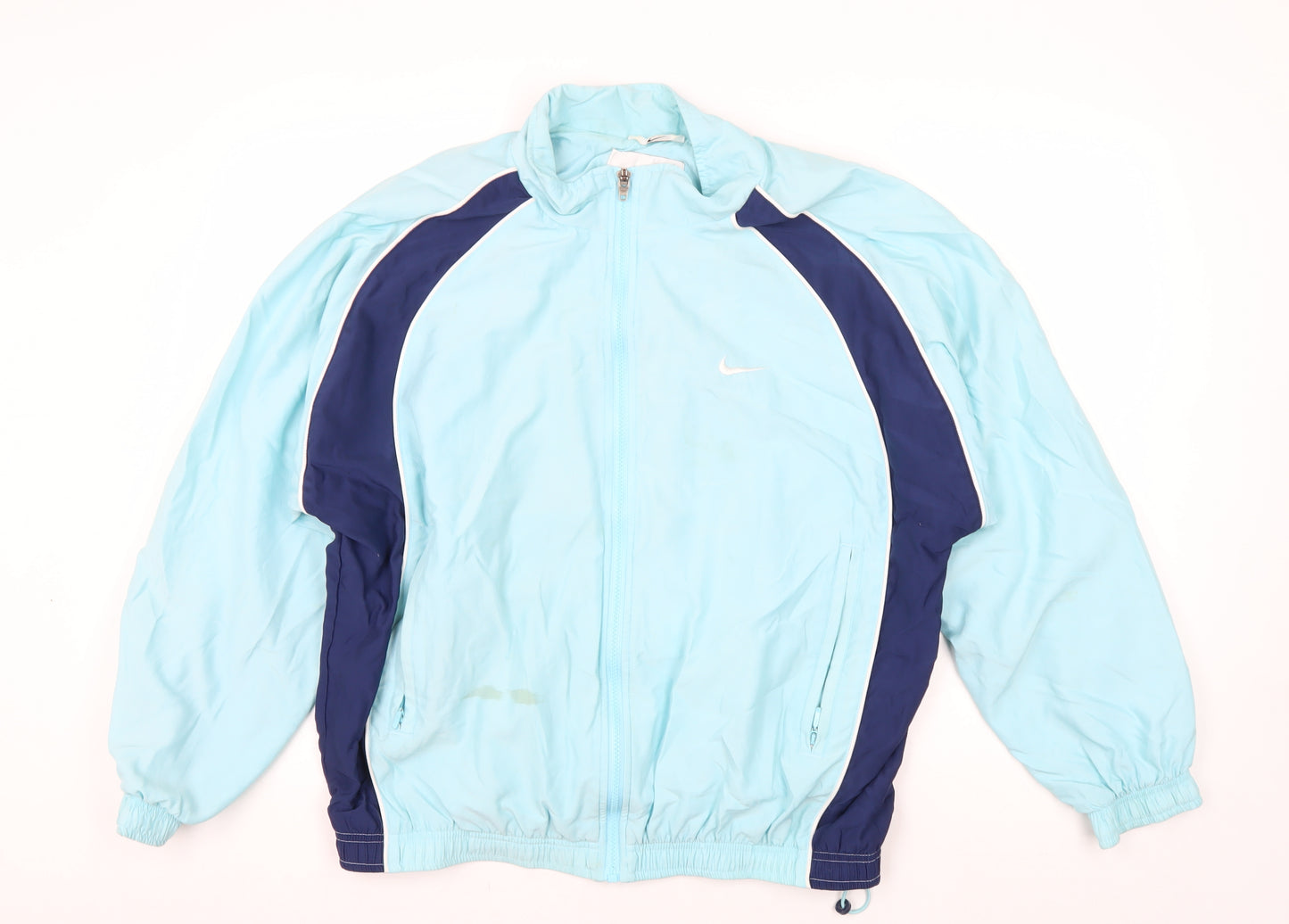 Nike Men's Blue Track Jacket Size L, Breathable