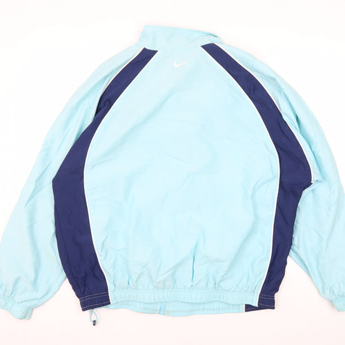 Nike Men's Blue Track Jacket Size L, Breathable