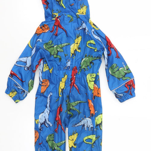 Mountain Warehouse Blue Dinosaur Snowsuit 12-18 Months Unisex