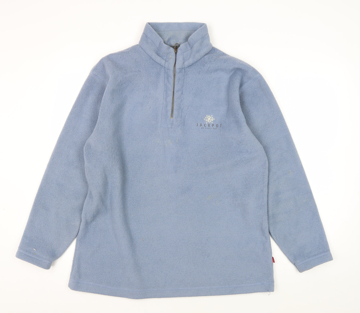 Jackpot Blue Unisex Fleece Sweatshirt with Logo S