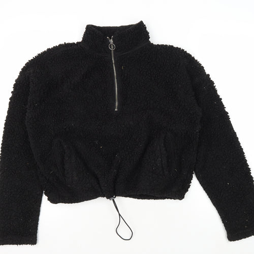Noisy May Women's Black Pullover Sweatshirt L