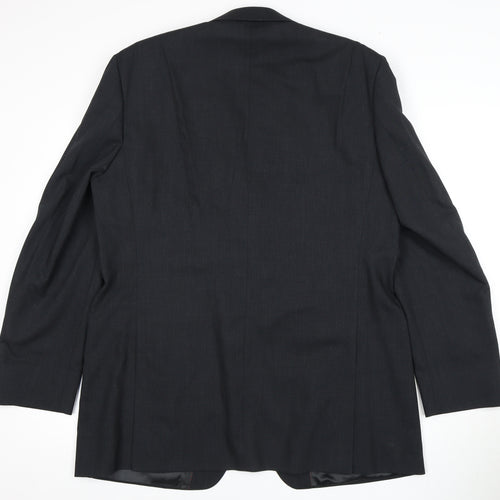 Jeff Banks Men's Black 44 Blazer - Business Travel Wool