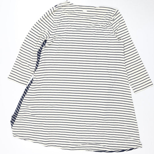 Joules Women's Striped Dress, Blue/White, Size 14