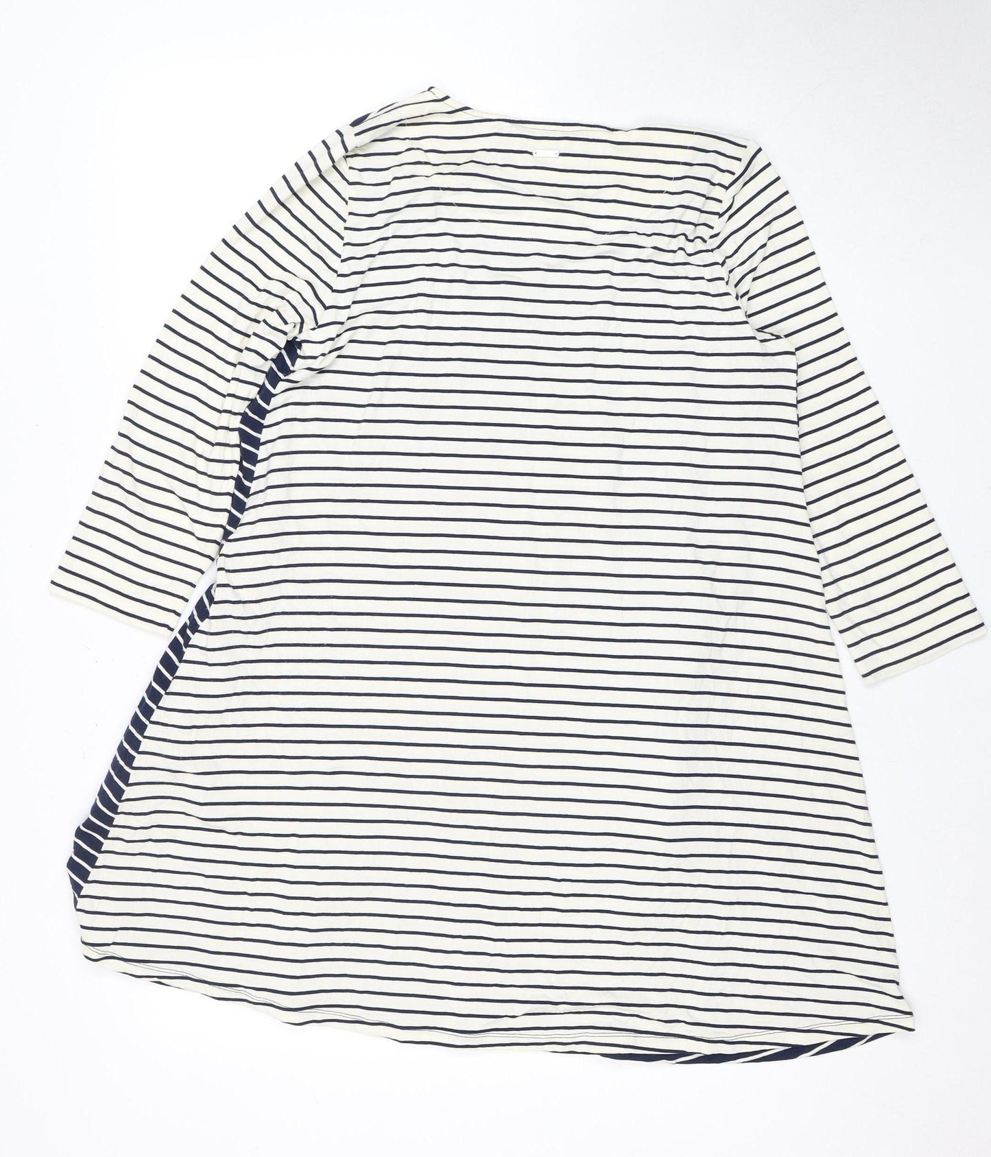 Joules Women's Striped Dress, Blue/White, Size 14
