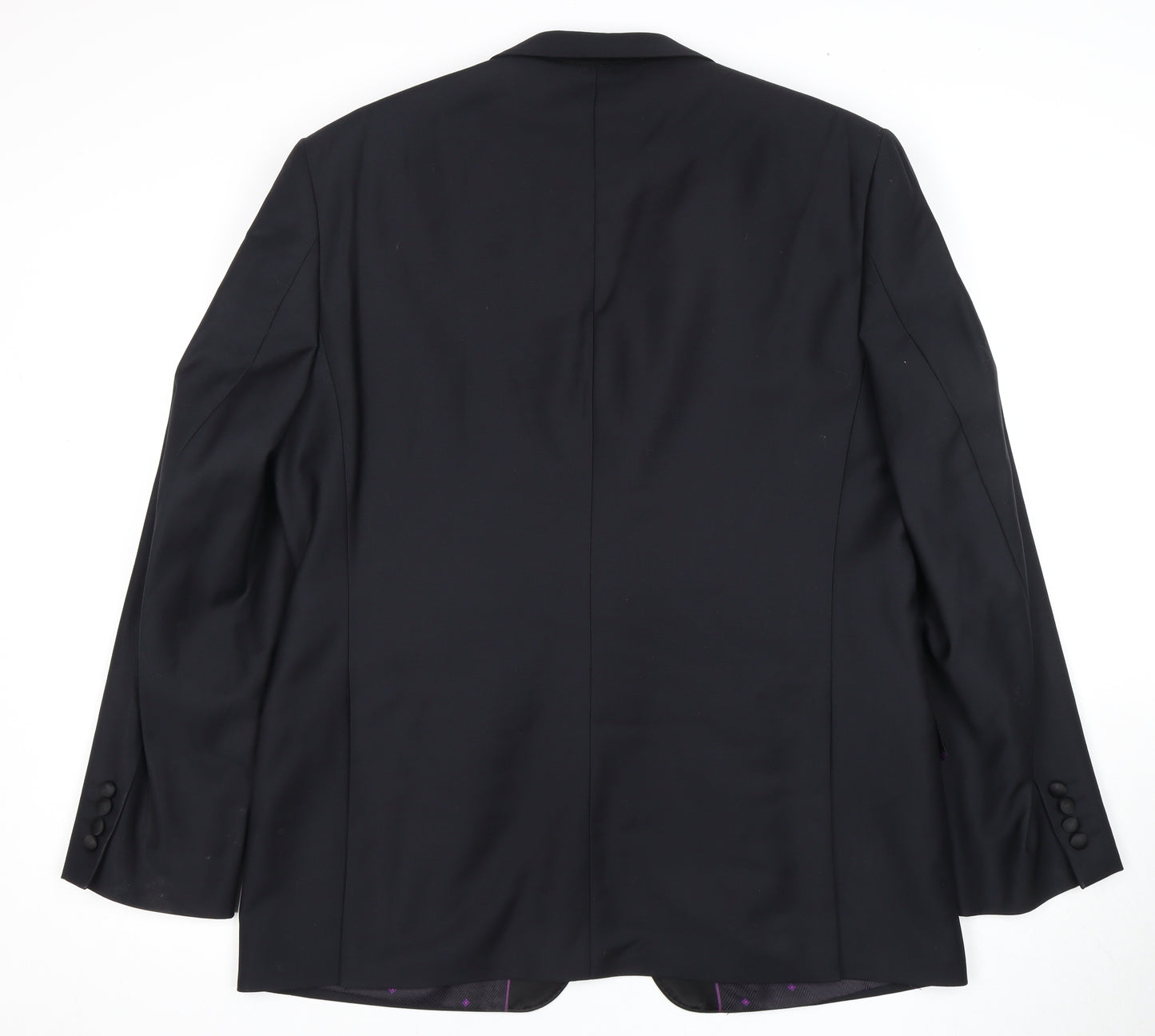 Daniel Hechter Men's Black Tuxedo Wool Blazer - Size 44R