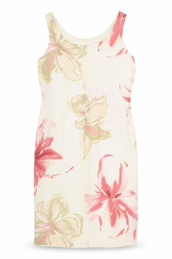Front view of Jacques Vert Women's Multicoloured Floral Shift Dress, size 6