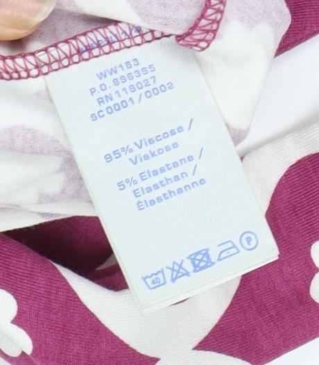 Boden Women's Pink Geometric Dress Size 8