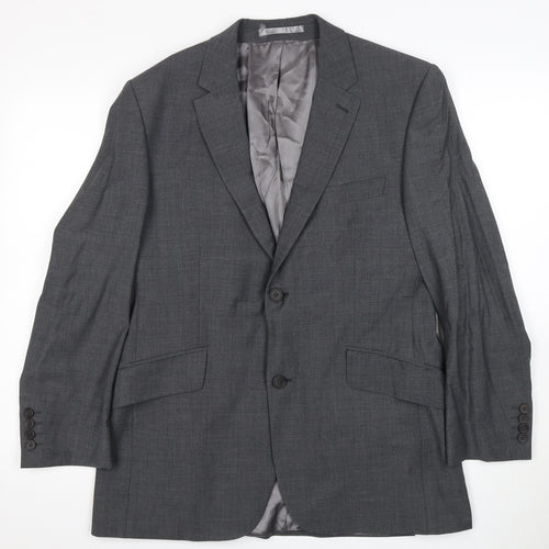 Men's Grey Blazer, Size 40 Short, Regular Fit