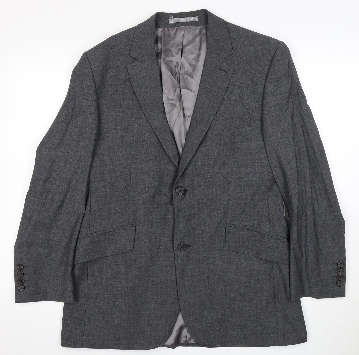 Men's Grey Blazer, Size 40 Short, Regular Fit