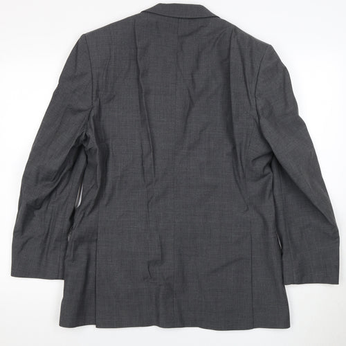 Men's Grey Blazer, Size 40 Short, Regular Fit