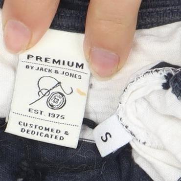 Barbour Unisex Black White Striped T-Shirt, Size S, Casual