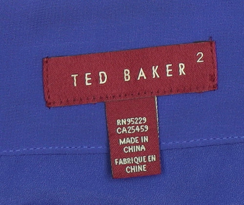 Ted Baker Women's Blue Pencil Skirt Size 10