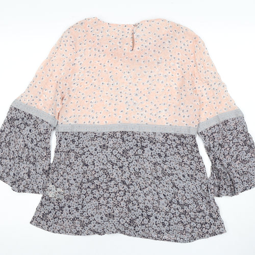 Warehouse Women's Multicoloured Floral Blouse UK 8