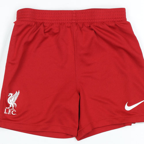 Nike Unisex Toddler Red Shorts, Size 24 Months, Activewear