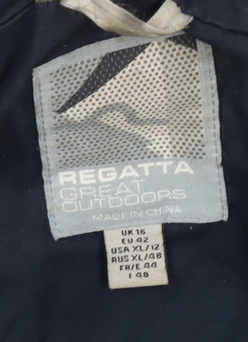 Regatta Men's Blue Waterproof Rain Coat XL
