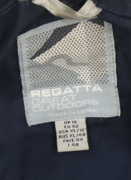 Regatta Men's Blue Waterproof Rain Coat XL