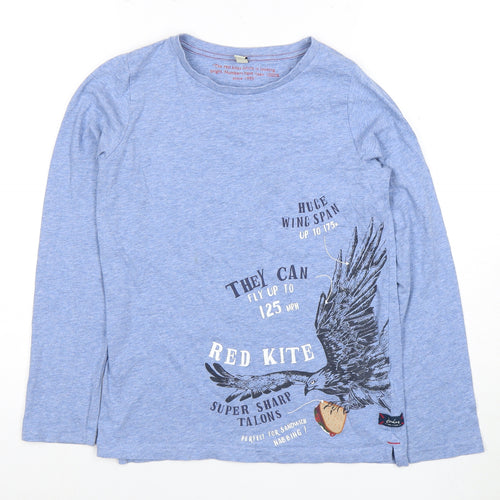 Joules Boys Blue Graphic Long Sleeve T-Shirt 11-12 Years