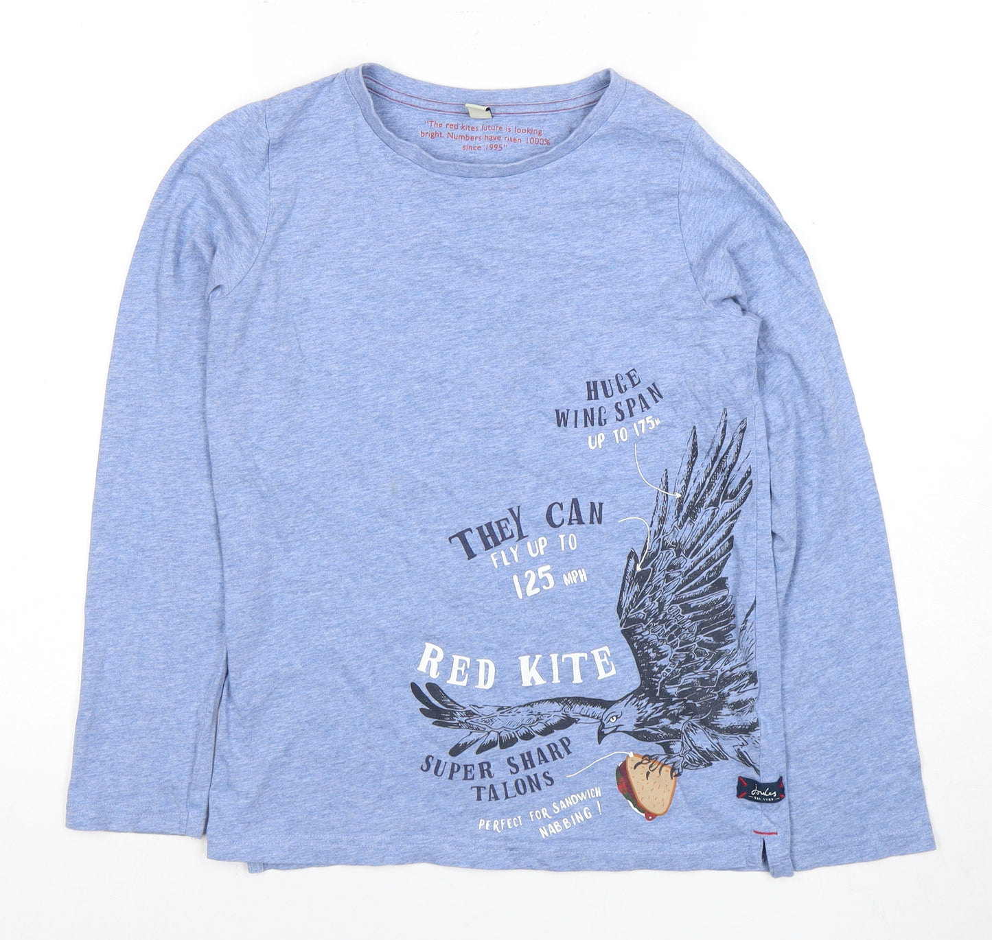 Joules Boys Blue Graphic Long Sleeve T-Shirt 11-12 Years