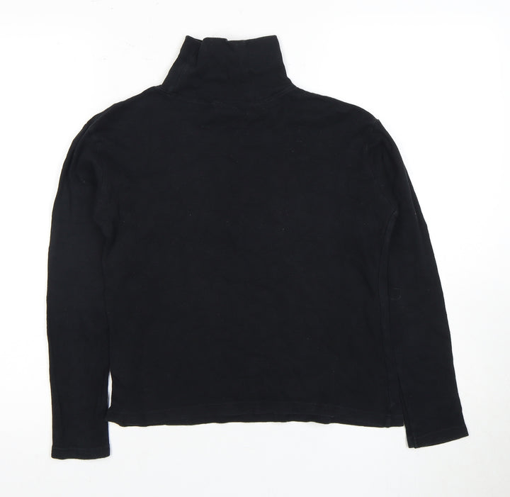 Trespass Women's Black High Neck Long Sleeve Top S