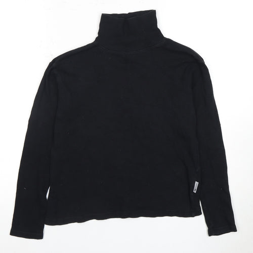 Trespass Women's Black High Neck Long Sleeve Top S