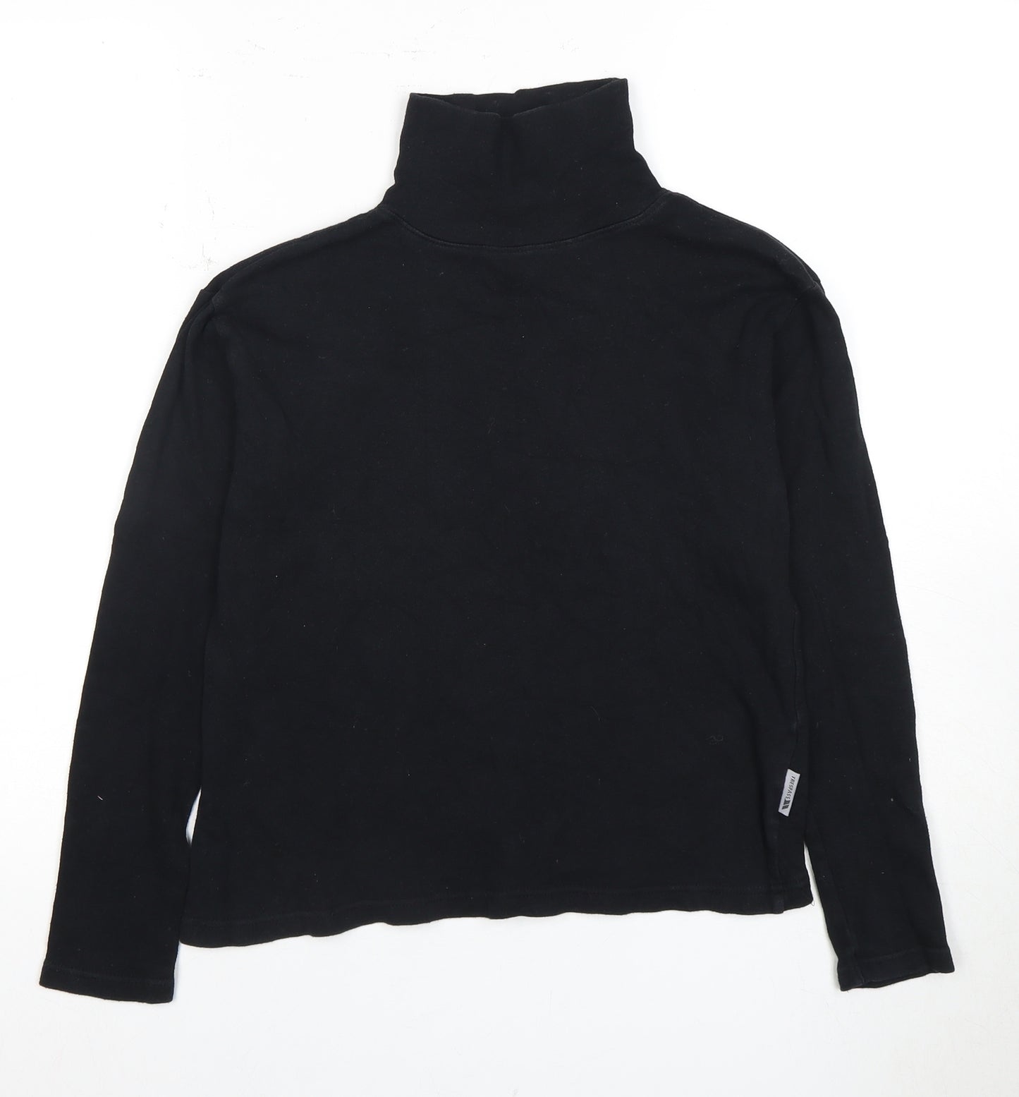 Trespass Women's Black High Neck Long Sleeve Top S