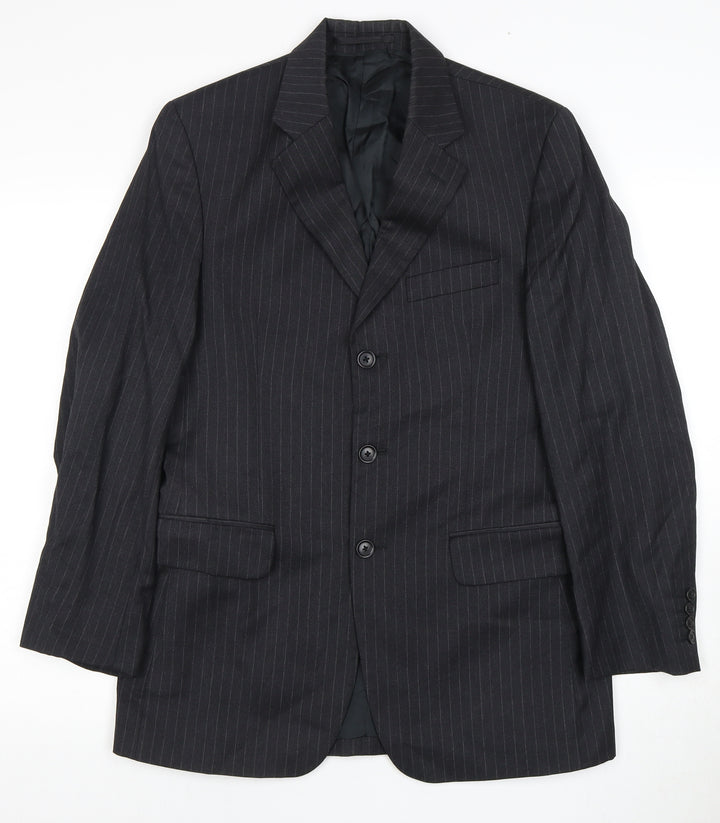 Austin Reed Men's Black Blazer Jacket 38 Regular