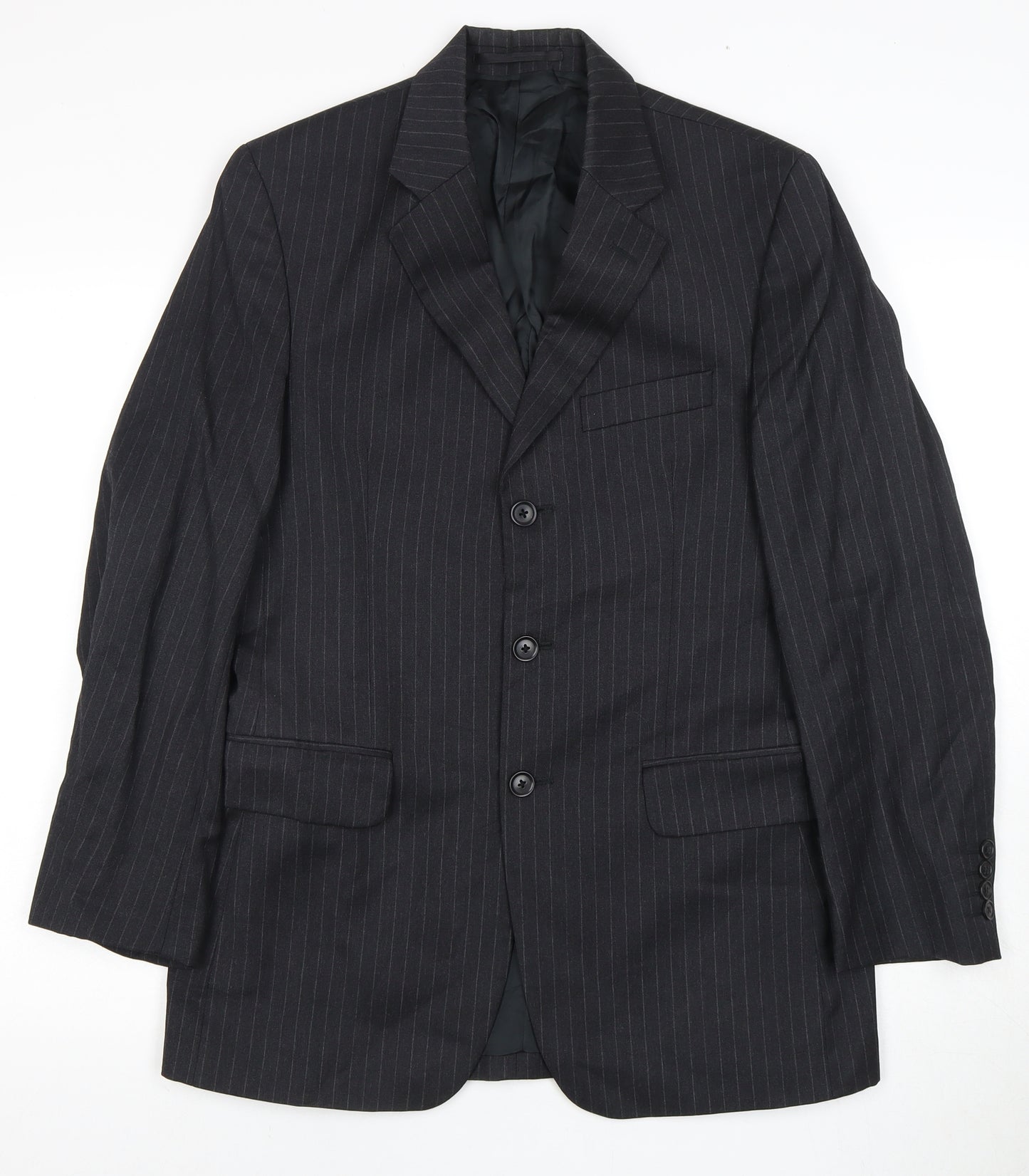 Austin Reed Men's Black Blazer Jacket 38 Regular