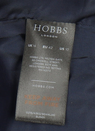 Hobbs Women's Black Blazer UK 14 Regular Fit