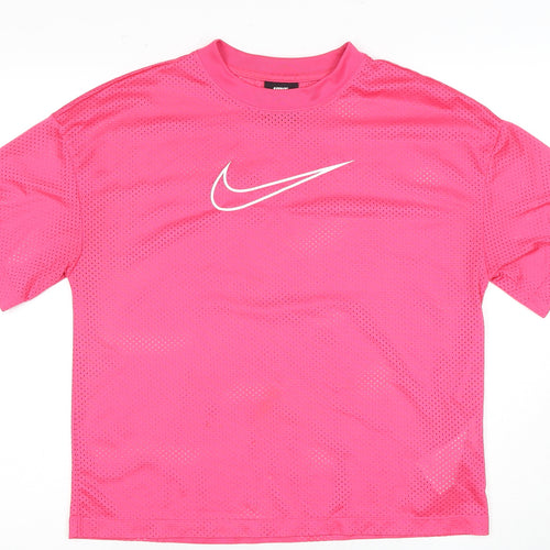 Nike Women’s Pink Athletic T-Shirt Size S - Breathable Mesh