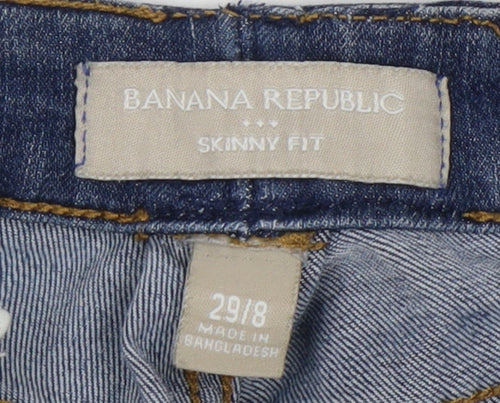 Banana Republic Women's Blue Skinny Jeans Size 8