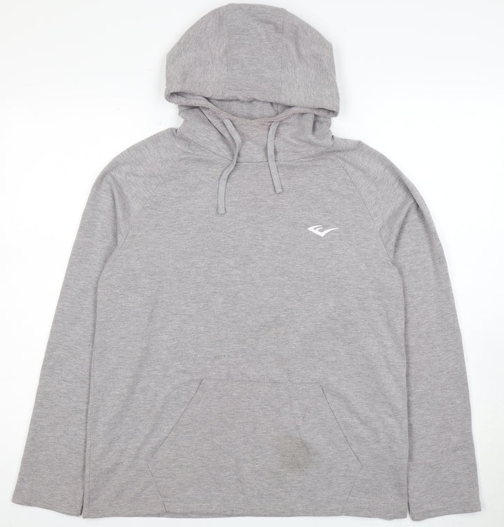 Everlast Men's Grey Pullover Hoodie - Size L