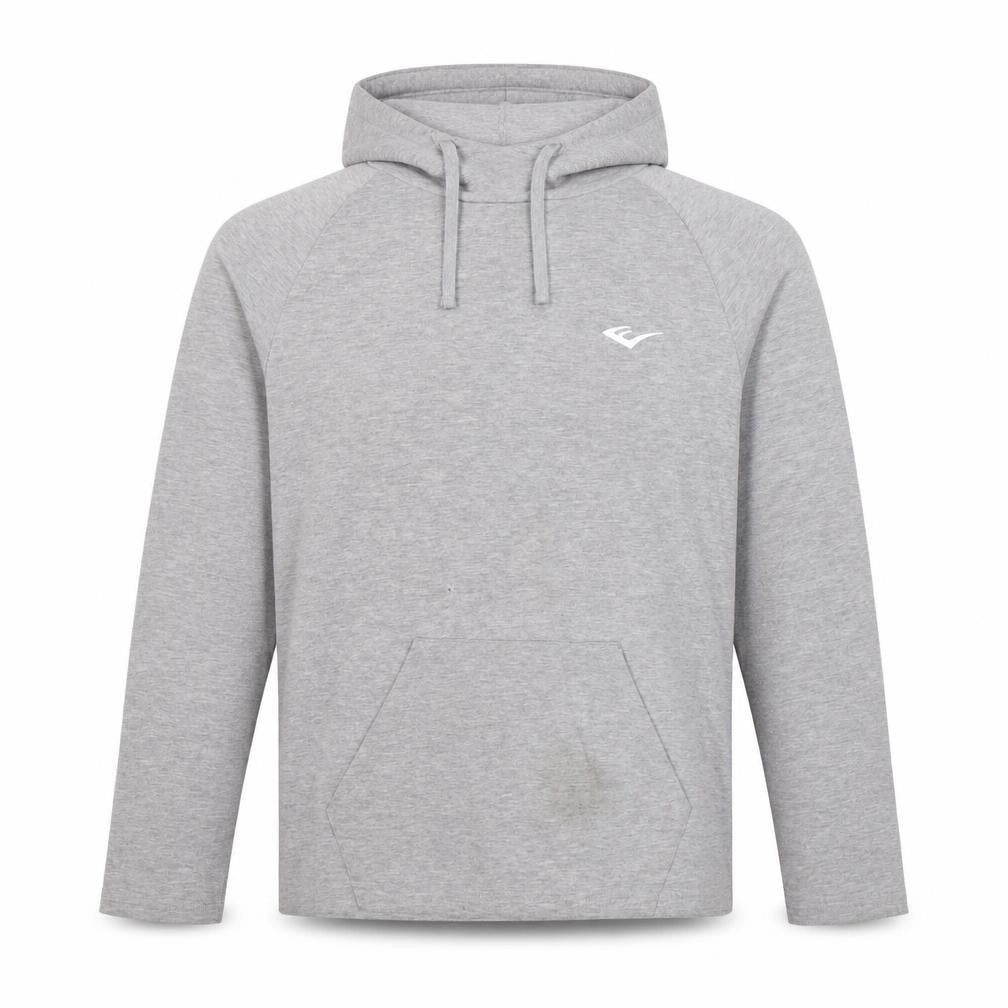 Front view of Everlast Men's Grey Pullover Hoodie -, size L