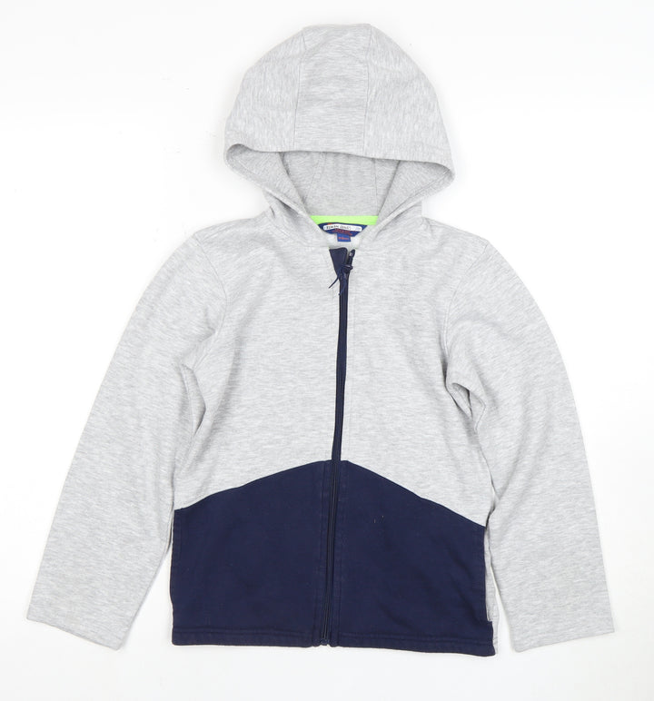 Mountain Warehouse Boys Grey Full Zip Hoodie 9-10 Years