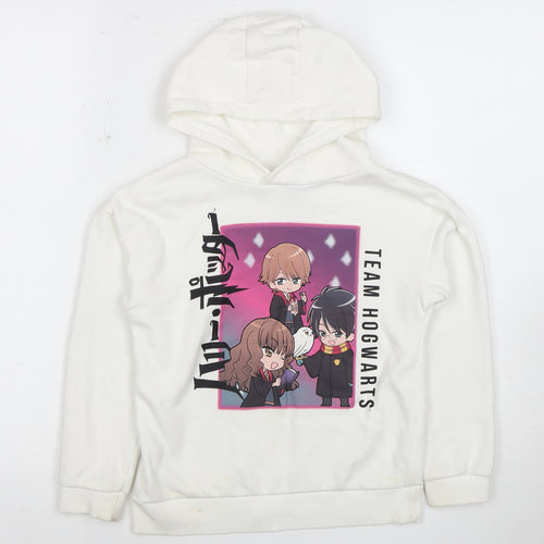 Jay Jays Girls White Harry Potter Hoodie 7-8 Years
