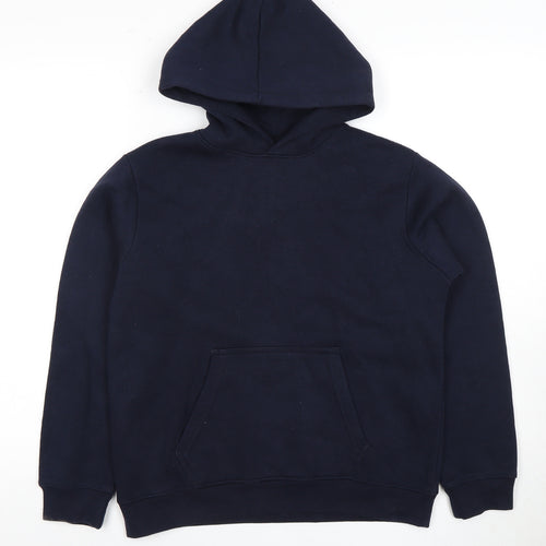 Kangaroo Poo Boys Blue Pullover Hoodie, Age 13, Casual Fleece