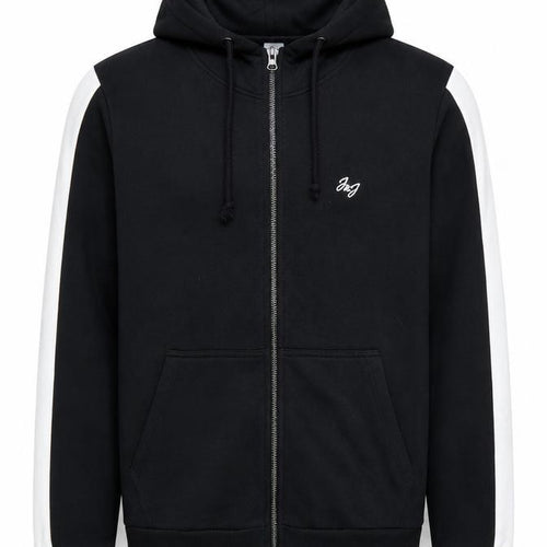 Jack & Jones Men's Black XS Full Zip Hoodie