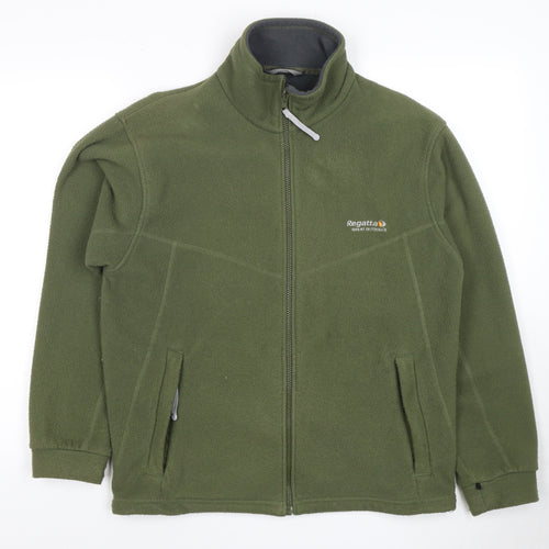 Regatta Mens Green Fleece Jacket S Full Zip Outdoor