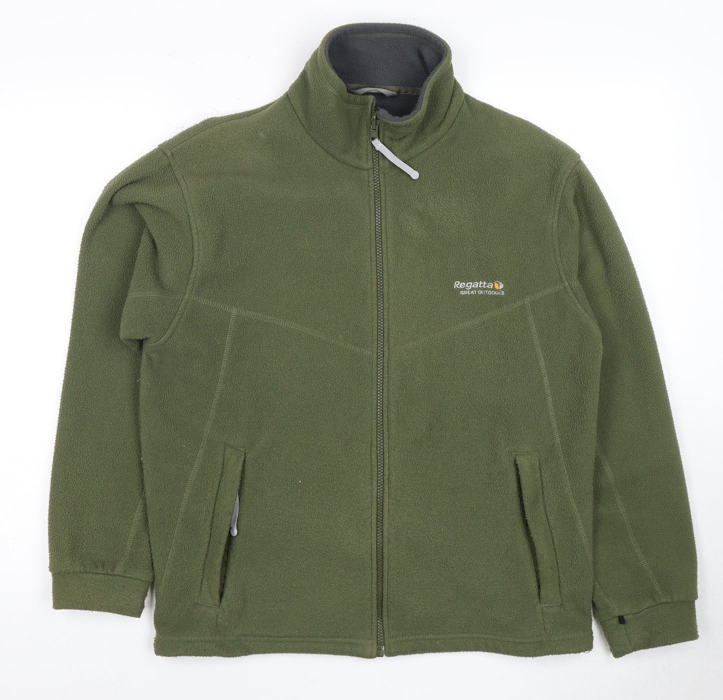Regatta Mens Green Fleece Jacket S Full Zip Outdoor