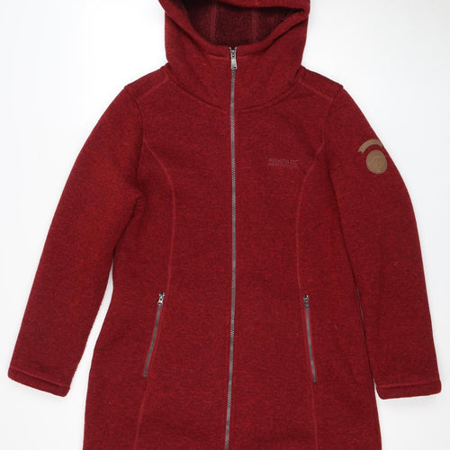 Regatta Women's Red Hooded Jacket Size 14