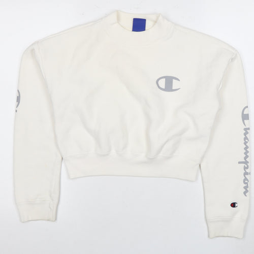 Champion Women's Ivory Pullover Sweatshirt M