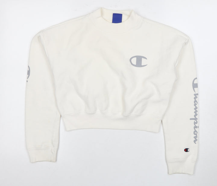 Champion Women's Ivory Pullover Sweatshirt M